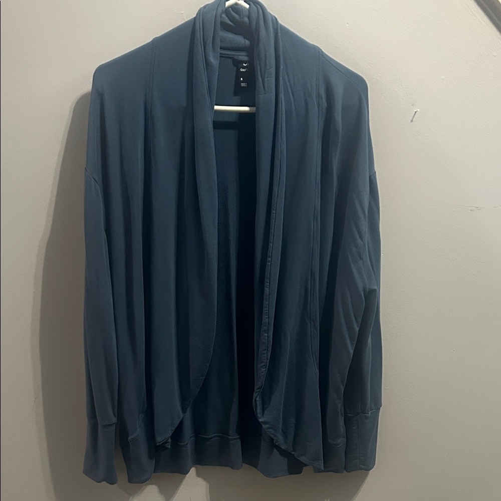 GAP Women's Deep Blue Drape Cardigan